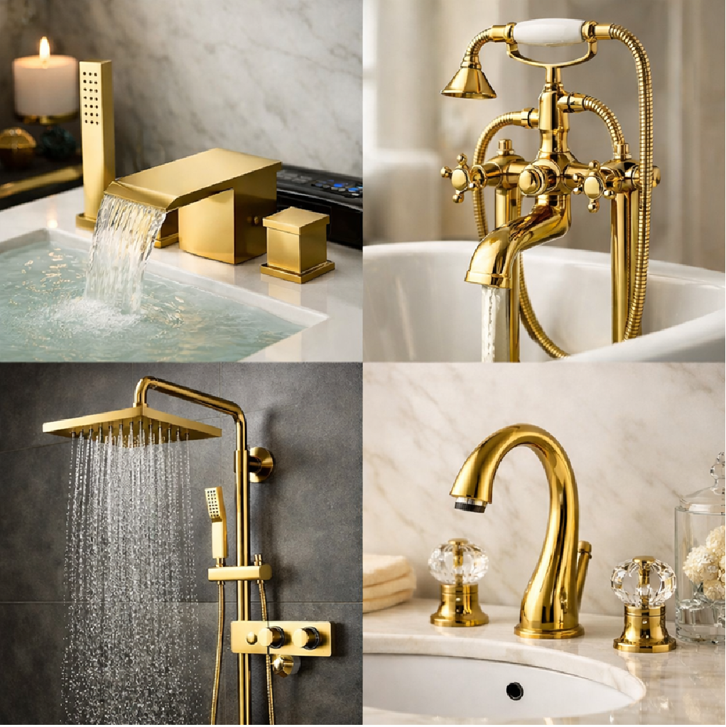 Modern bathroom faucet collection
